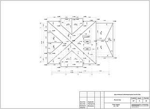 План кровли