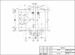 План кровли