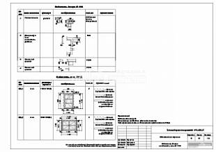 Ведомость декора и ведомость окон М 1:50
