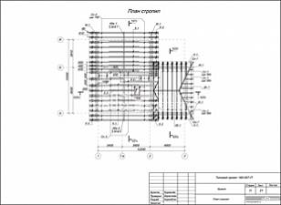 План стропил